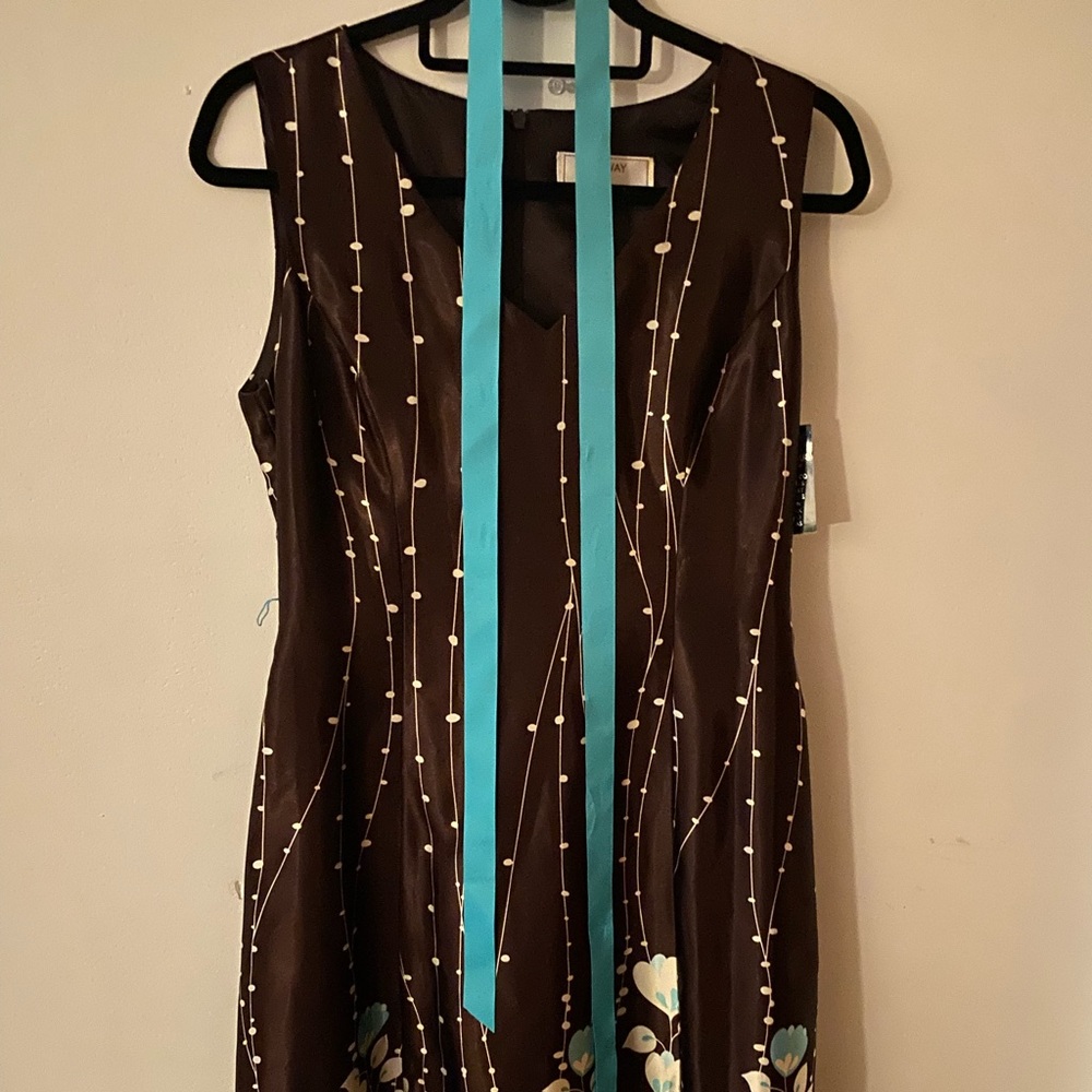 Y2K satin midi dress sz 8
